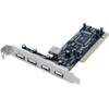 scheda usb lindy 51061 pci 4+1 porte  per pc da interno